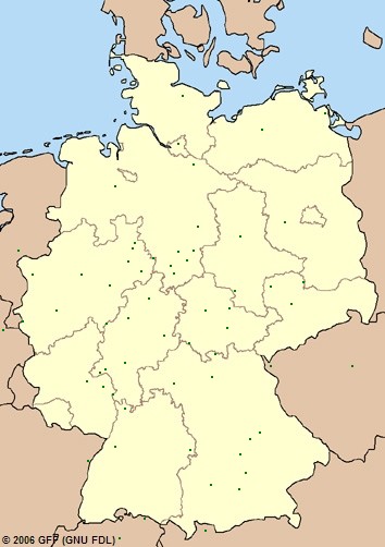 Orte, an denen Personen vorkommen