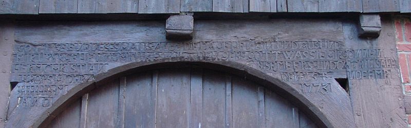 alte Hausnummer Asmissen Nr. 8 Hof Biesemeier – Extertal-Asmissen, Strunksberg 3
