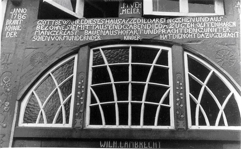 Lambrecht, Extertal-Bösingfeld, Hummerbrucher Str. 5 (alte Hausnummer Nr. 9 ?? )