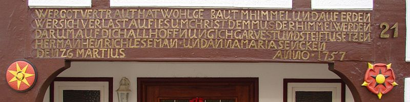 Lesemann, Extertal-Bösingfeld, Südstr. 21 (alte Hausnummer Nr. 34 )