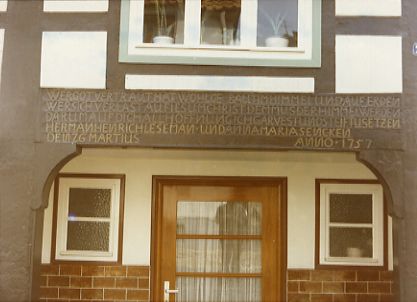 Lesemann, Extertal-Bösingfeld, Südstr. 21 (alte Hausnummer Nr. 34 )