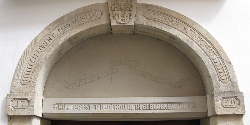 Detmold Meierstrasse Hausinschrift ; Photo Herbert Penke