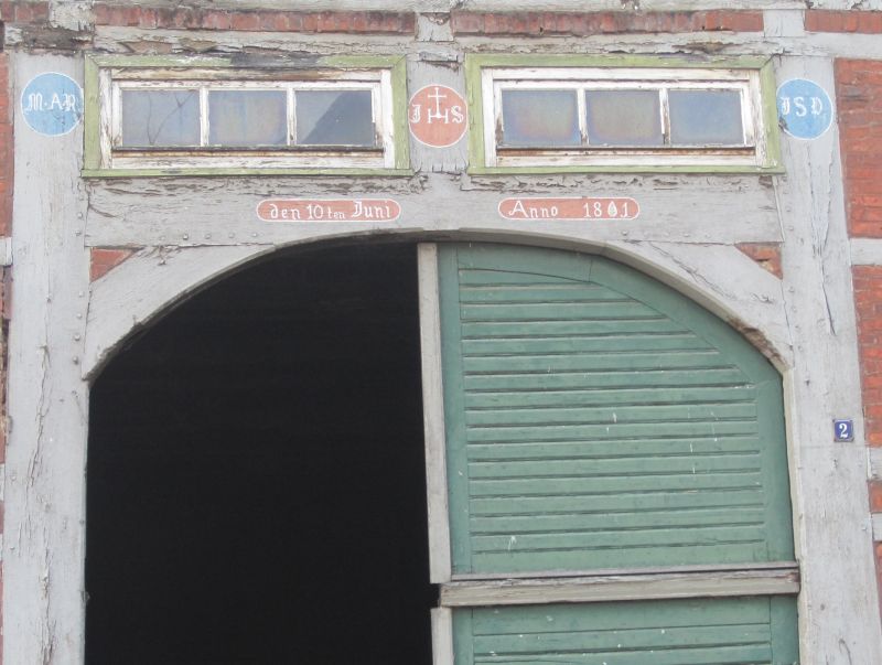 Lügde, Hintere Str. 2 Hausinschrift