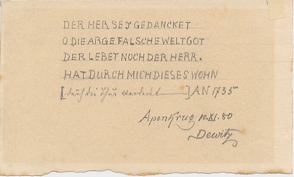 Ehem. Brokhausen Nr. 20 Apenkrug