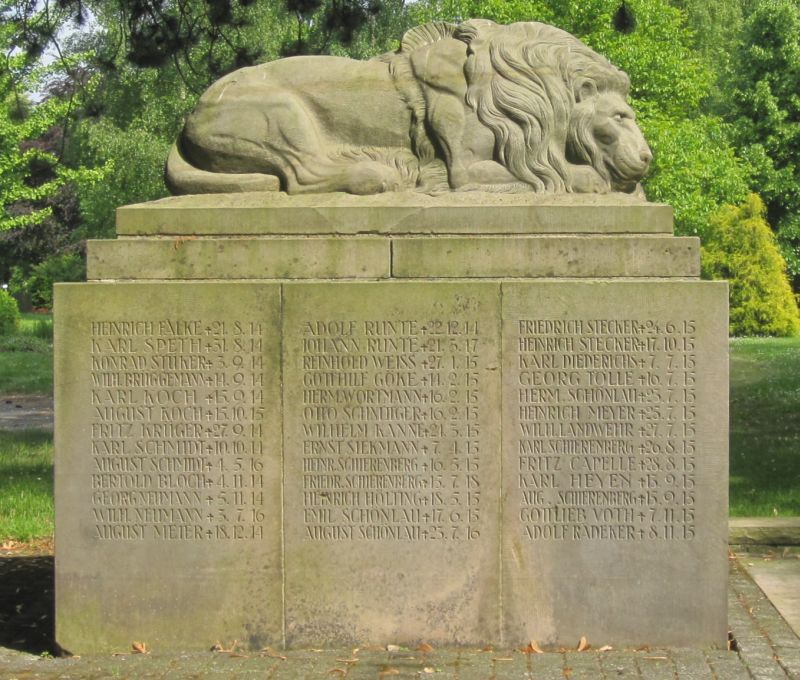Denkmal auf den Friedhof in Horn/Lippe